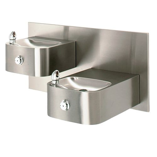 CAD Drawings BIM Models Haws Corporation Model 1119: Wall Mounted Dual ADA Drinking Fountain